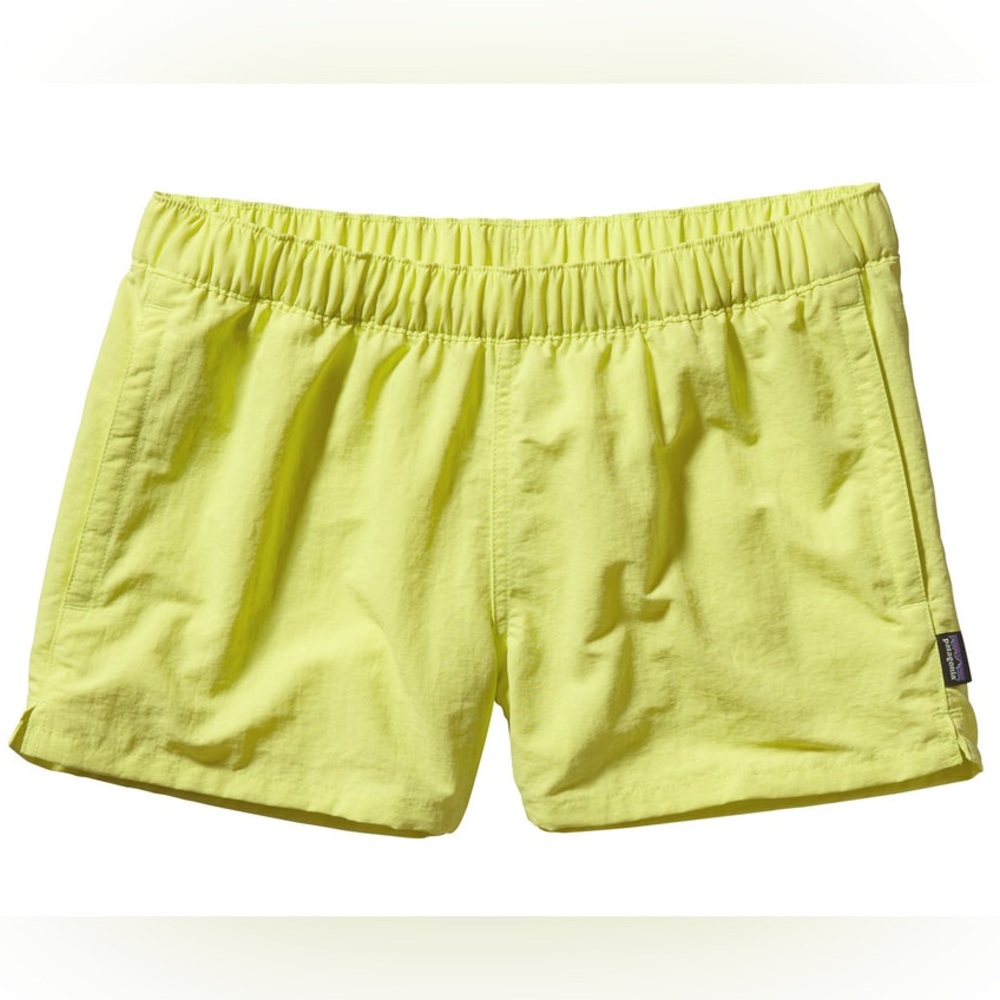 Patagonia Barely Baggies Shorts 2 1/2" Style #57041 Small Women’s Yellow.  S2